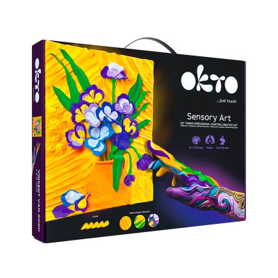 Набір для творчості ОКТО Створення картини повітряною глиною Іриси (10007) в Виннице