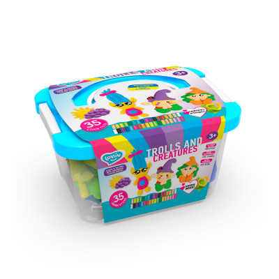 Набір для ліплення Lovin Trolls and creatures box (41220) Набір для ліплення Lovin Trolls and creatures box (41220)