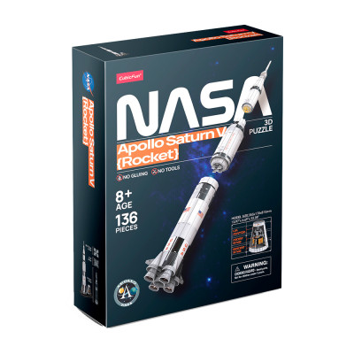 Тривимірний пазл CubicFun NASA Ракета Аполлон Сатурн-5 (DS1059h) в Виннице