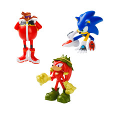 Набір ігрових фігурок Sonic Prime Сонік, Наклз, Доктор Еґман (SON2020D)