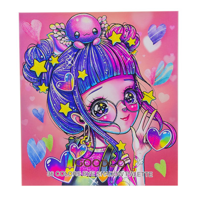 Палетка тіней Shantou Jinxing Igoodco Professional makeup 36 кольорів (LK2831)