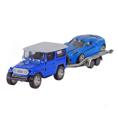 Автомодель Автопром Джип з причепом синій (AP7460/2) в Хмельницком
