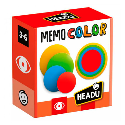 Розвиваюча гра Headu Мемо кольори (MU51289)
