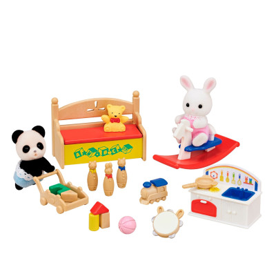 Ігровий набір Sylvanian Families Дитяча ігрова кімната з пандою і кроликом (5709) Ігровий набір Sylvanian Families Дитяча ігрова кімната з пандою і кроликом (5709)