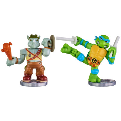 Ігровий набір Akedo TMNT Леонардо та Рокстеді (123222)