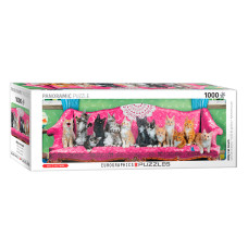 Пазл Eurographics Коти на кушетці 1000 елементів (6010-5629)