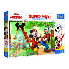 Пазл Trefl Super Maxi Щасливий будинок Міккі Мауса 24 елементи 3 в 1 (41012)