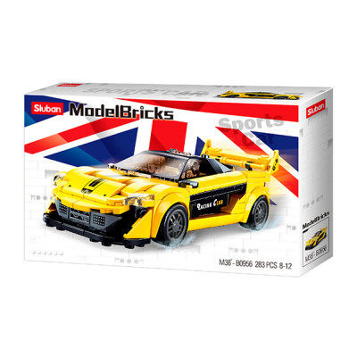 Конструктор Sluban Model bricks Гоночна машина жовта (M38-B0956) в Виннице Конструктор Sluban Model bricks Гоночна машина жовта (M38-B0956) в Виннице