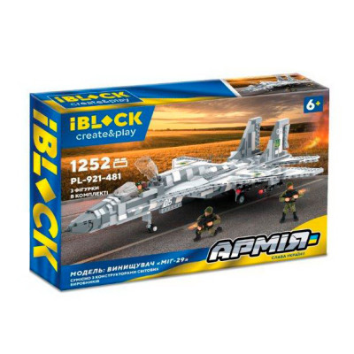 Конструктор IBLOCK Армія Винищувач Міг-29 (PL-921-481) в Ровном Конструктор IBLOCK Армія Винищувач Міг-29 (PL-921-481) в Ровном