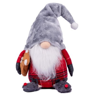 М'яка новорічна іграшка Novogod'ko Гном з іграшкою (974635) М'яка новорічна іграшка Novogod'ko Гном з іграшкою (974635)