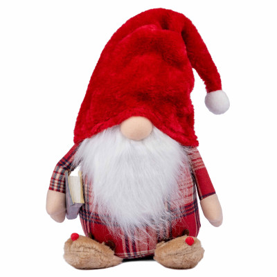 М'яка новорічна іграшка Novogod'ko Гном з книгою (974636) М'яка новорічна іграшка Novogod'ko Гном з книгою (974636)