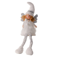 Новорічна іграшка Novogod'ko Янгол у білому LED (974831)