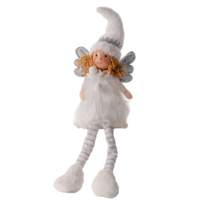Новорічна іграшка Novogod'ko Янгол у білому LED (974831)