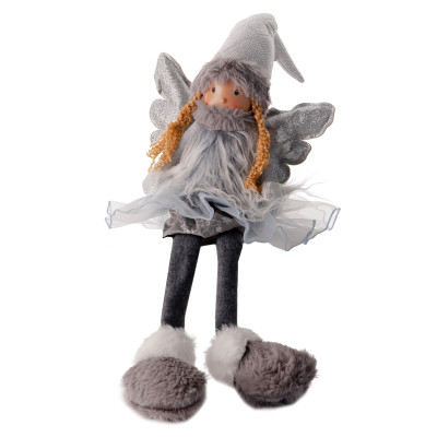 Новорічна іграшка Novogod'ko Янгол срібло LED крила (974829)