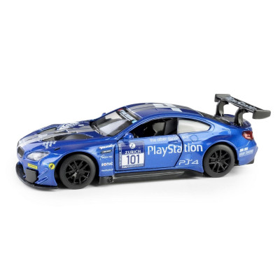 Автомодель TechnoDrive BMW M6 GT3 синий (250353) Автомодель TechnoDrive BMW M6 GT3 синий (250353)