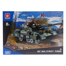Конструктор Wise block Бойовий танк на радіокеруванні (EU389048)