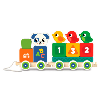 Дерев'яна іграшка Kids Hits Паровозик (KH20/037) в Чернигове