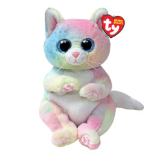 М'яка іграшка TY Beanie bellies Райдужний кіт Cat 25 см (41291)