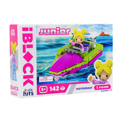Конструктор IBLOCK Junior Kids hits Моторна лодка (KH08/012/04) в Запорожье