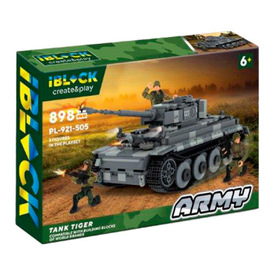 Конструктор IBLOCK Армія Танк Tигр (PL-921-505) в Ровном Конструктор IBLOCK Армія Танк Tигр (PL-921-505) в Ровном