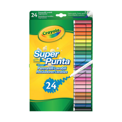 Набір фломастерів Crayola Supertips 24 шт (7551)