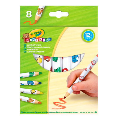 Набір олівців Crayola Mini Kids Мої перші олівці 8 шт (3678)