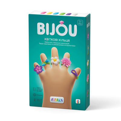 Набір пластиліну Ліпака Біжутерія Квіткові кільця (31001-UA01) в Ровном Набір пластиліну Ліпака Біжутерія Квіткові кільця (31001-UA01) в Ровном