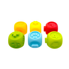 Тактильні кубики Bibi Toys сенсорні (760844BT)