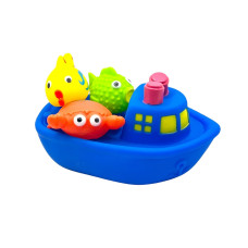 Набір для купання Bibi Toys Кораблик і морські мешканці (761049BT)