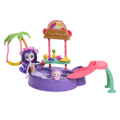Ігровий набір Enchantimals Sunshine beach Тропічний басейн Мавпеня Меггі (HTW73) в Полтаве