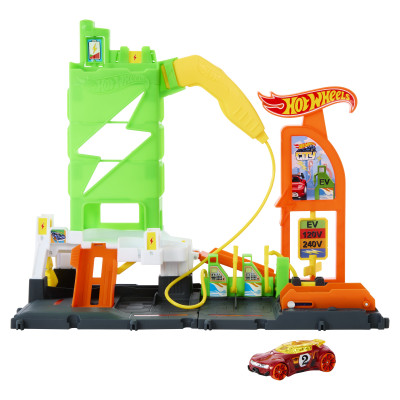 Ігровий набір Hot Wheels Заправна станція для суперзарядки (HTN79) в Чернигове Ігровий набір Hot Wheels Заправна станція для суперзарядки (HTN79) в Чернигове