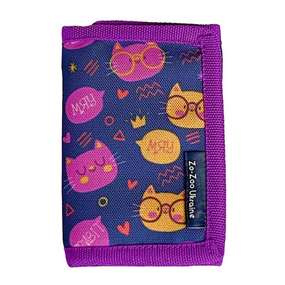 Дитячий гаманець Zo-Zoo Коти фіолетовий (1100631-8) в Запорожье Дитячий гаманець Zo-Zoo Коти фіолетовий (1100631-8) в Запорожье