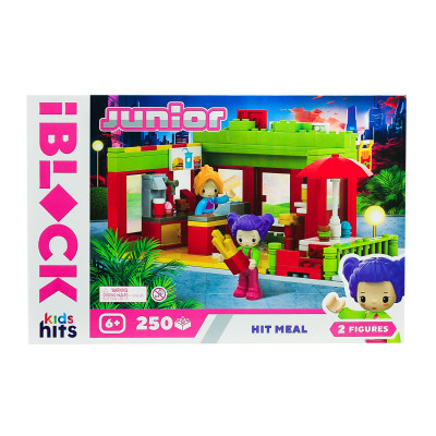 Конструктор IBLOCK Junior Kids hits Фудкорт 250 деталей (KH08/003/2) в Тернополе