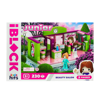 Конструктор IBLOCK Junior Kids hits Салон краси 230 деталей (KH08/004/1) в Тернополе