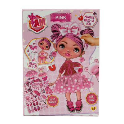 Магнітна гра I am Одягни ляльку Pink (IAM23251A) Магнітна гра I am Одягни ляльку Pink (IAM23251A)