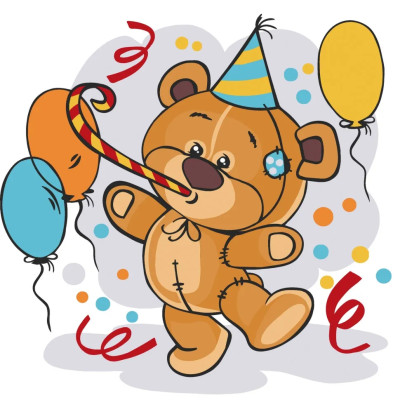 Картина за номерами Art Craft Ведмедик на вечірці 30 х 30 см (15569-AC) Картина за номерами Art Craft Ведмедик на вечірці 30 х 30 см (15569-AC)