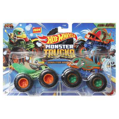 Ігровий набір Hot Wheels Monster Trucks Позашляховики Duck Roll vs Piran-ahhhh (FYJ64/HWN54) в Житомире