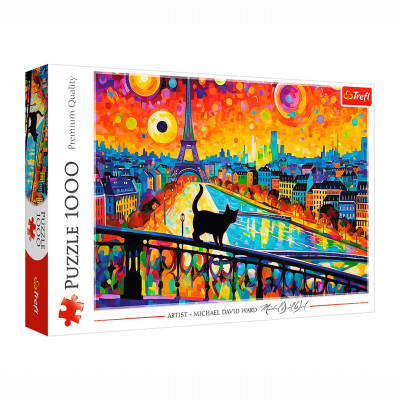 Пазл Trefl Кіт в Парижі 1000 елементів (10795)