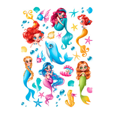 Набір тату для тіла Arley Sign Русалоньки (1802) Набір тату для тіла Arley Sign Русалоньки (1802)