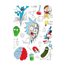 Набір тату для тіла Arley Sign Музей науки (1901)