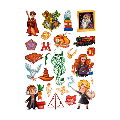 Набір тату для тіла Arley Sign Школа магії (1910) Набір тату для тіла Arley Sign Школа магії (1910)