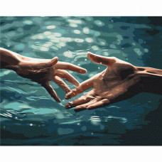 Картина за номерами Brushme Мить з'єднання (BS53895)