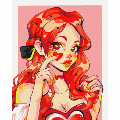 Картина за номерами Brushme Валентинка (BS53901) Картина за номерами Brushme Валентинка (BS53901)