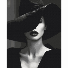 Картина за номерами Brushme Загадкова дама (BS53937)