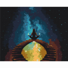 Картина за номерами Brushme Гармонія з космосом (BS52572)