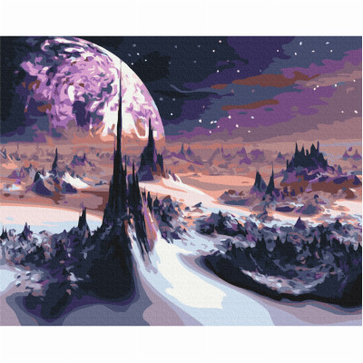 Картина за номерами Brushme Космічні пейзажі (BS40470)