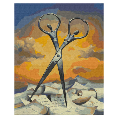 Картина за номерами Brushme Ножиці (BS52383) Картина за номерами Brushme Ножиці (BS52383)