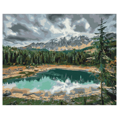 Картина за номерами Brushme Озеро Карецца (BS53779) в Черкассах