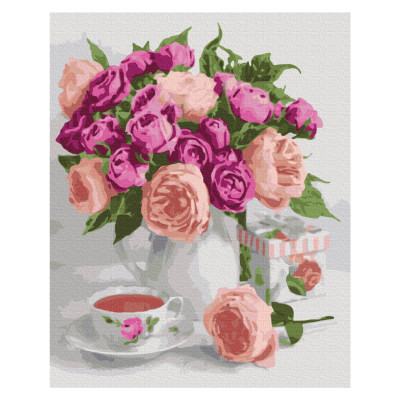 Картина за номерами Brushme Пурпурний натюрморт (BS51451 ) в Сумах Картина за номерами Brushme Пурпурний натюрморт (BS51451 ) в Сумах