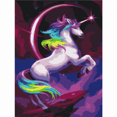 Картина за номерами Brushme Казковий веселковий єдиноріг (RBS36214) в Сумах Картина за номерами Brushme Казковий веселковий єдиноріг (RBS36214) в Сумах
